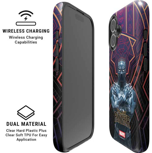 Marvel Black Panther Wakanda Salute iPhone 16 Magsafe Impact Case